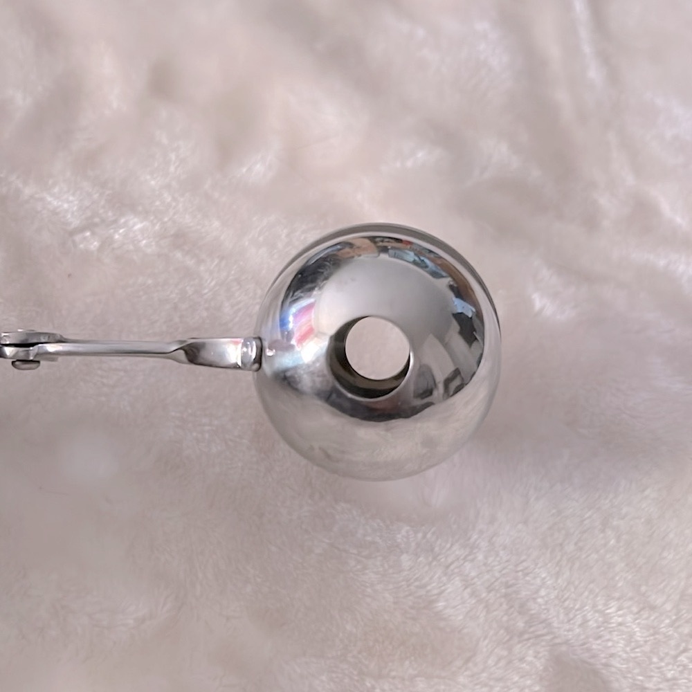 NORPRO 🍝 VINTAGE 90’s STAMPED NORPRO STAINLESS STEEL MEATBALL FRUIT BALL SCOOPER - Picture 9 of 15